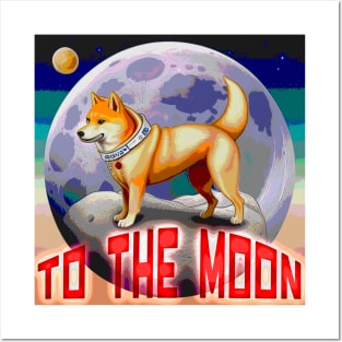 Doge To The Moon Posters and Art